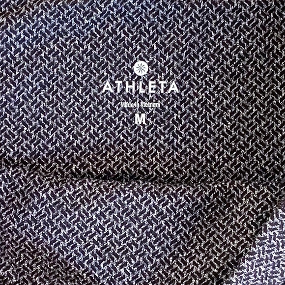 Athleta Criss Cross Power Up 7/8 Leggings Gray - Picture 8 of 8
